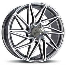 4 Stück KT20 8,5x19 ET45 5x112 palladium front pol